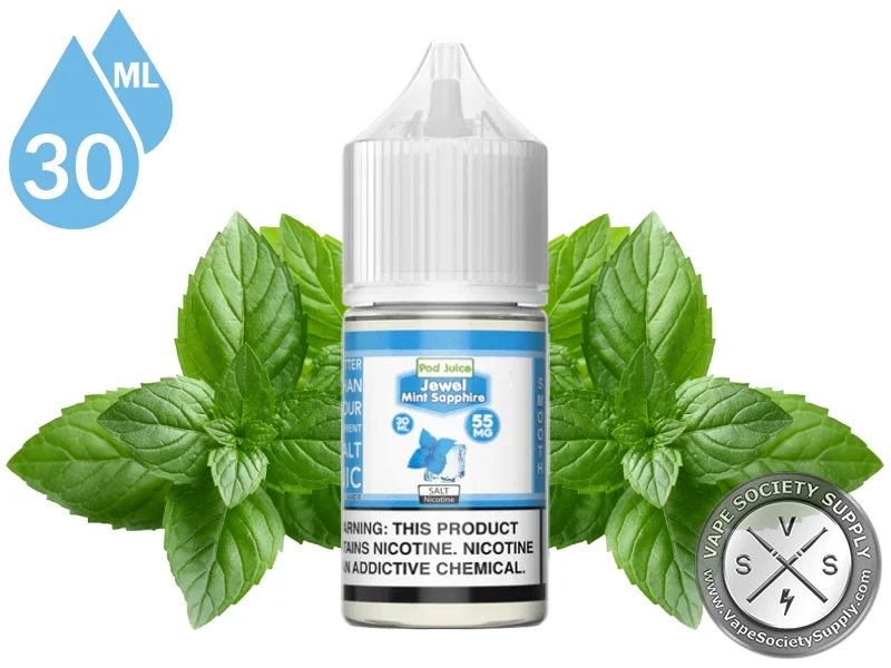 Jewel Mint Sapphire POD JUICE SALT.webp