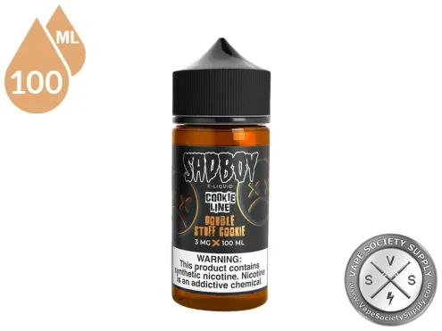 Double Stuff Cookie SADBOY Cookie Line 100ml bottle.