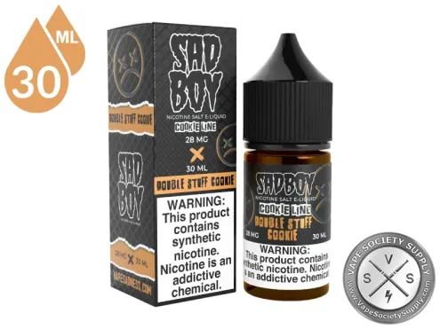 Double Stuff Cookie SADBOY Cookie Line Salt bottle with retail box.