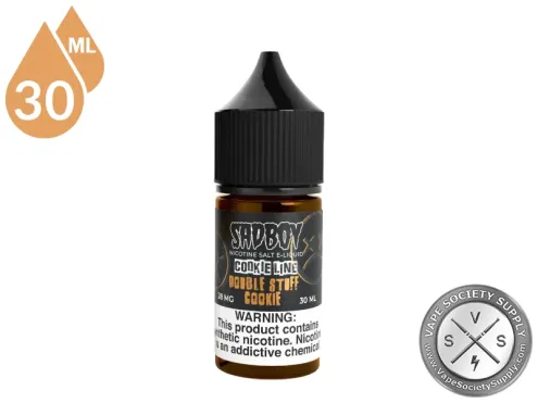 Double Stuff Cookie SADBOY Cookie Line Salt 30ml bottle.