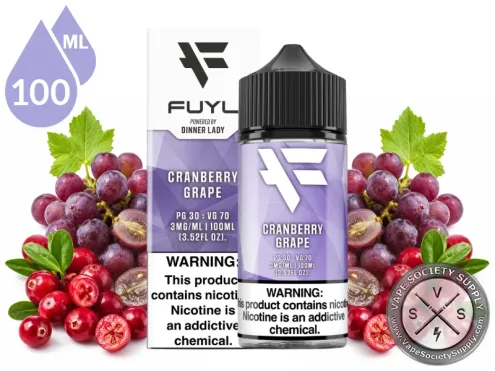Cranberry Grape FUYL By Dinner Lady 100ml fruit vape juice