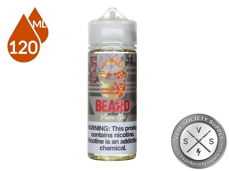 No. 71 Beard Vape Co 120ml bottle, front label