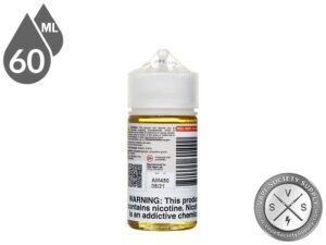 Cuban Blend Naked 100 Tobacco 60ml bottle back label
