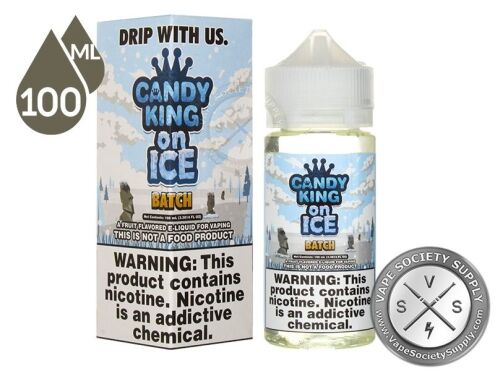 Batch Candy King On Ice 100ml bottle and box
