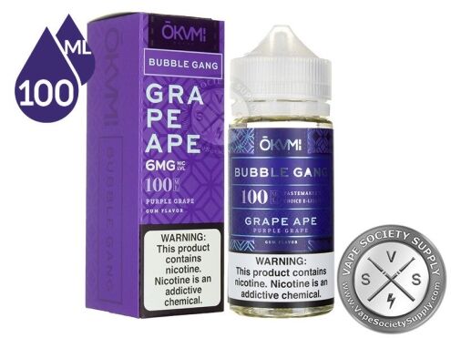 Grape Ape Bubble Gum by Bubble Gang 100ml