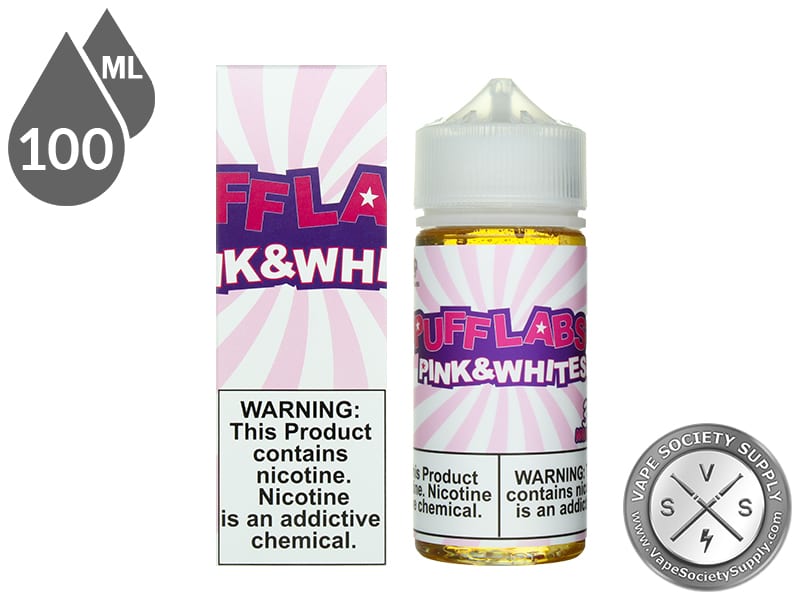 Puff Labs 100ml Pink And Whites Vape Juice