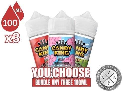 Candy King Bundle 3x100ml (300ml): 3 bottles with a You Choose banner