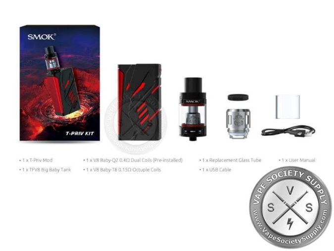 Smok T-Priv 220W TC Starter Kit contant