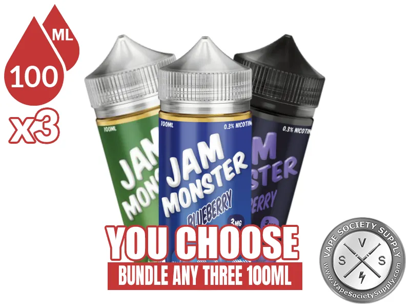 Monster Bundle 3x100ml (300ml): 3 bottles with a You Choose banner