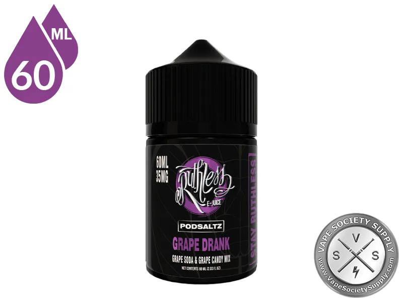 Grape Drank Ruthless PODSALTZ 60ml bottle