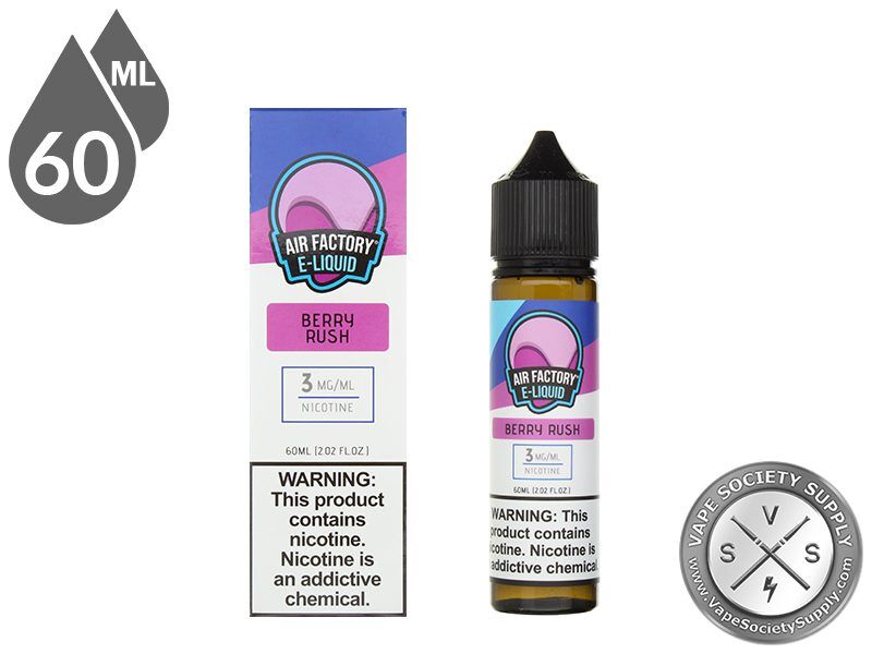 Berry Rush by Air Factory 60ml bottle and box