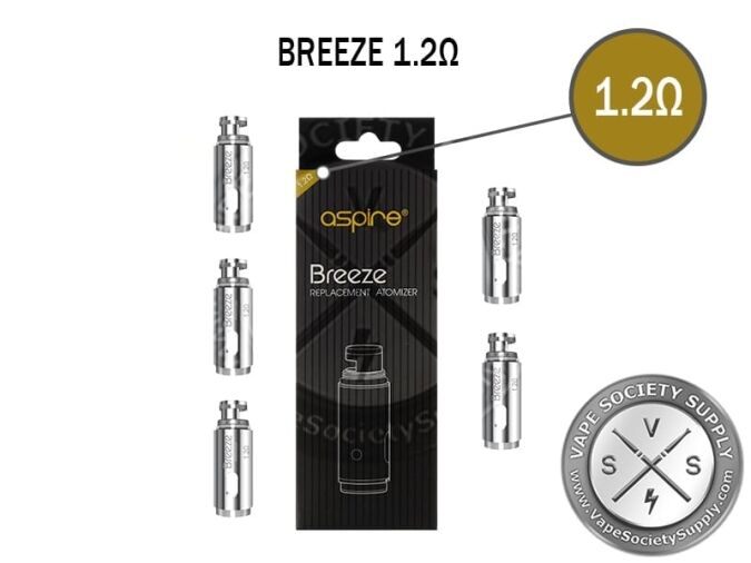 Aspire Breeze 1 & 2 Coils 5 Pack U-TECH