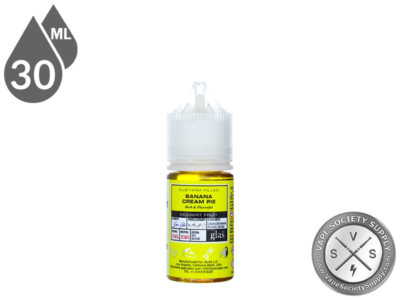 Banana Cream Pie by BSX Salt 30ml bottle, front label