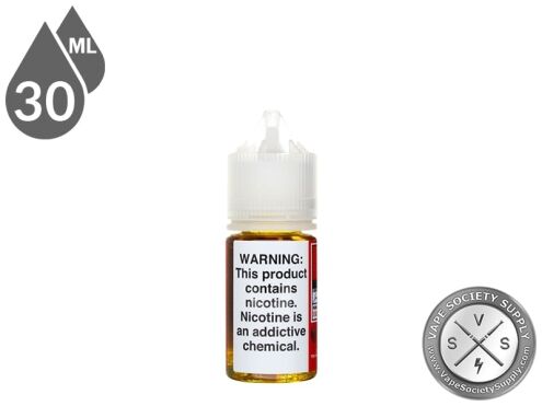 Crunch Berry by BSX Salt 30ml bottle, back label with warnings