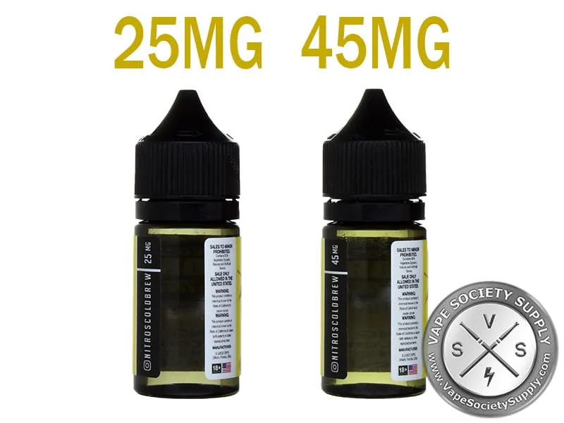 Mango Coconut Surf by Nitro's Cold Brew Smoothies Salt 30ml bottles in 25mg and 45mg