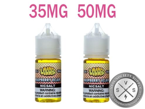 Raspberry Eclair Nic Salt by Loaded E-Liquid 30ml