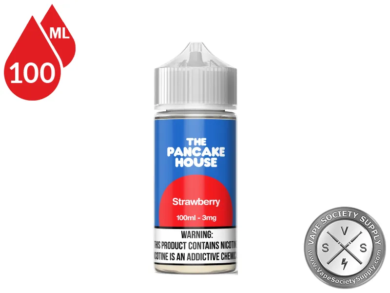 Strawberry by The Pancake House 100ml bottle