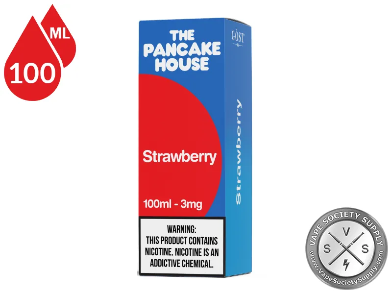 Strawberry by The Pancake House 100ml box