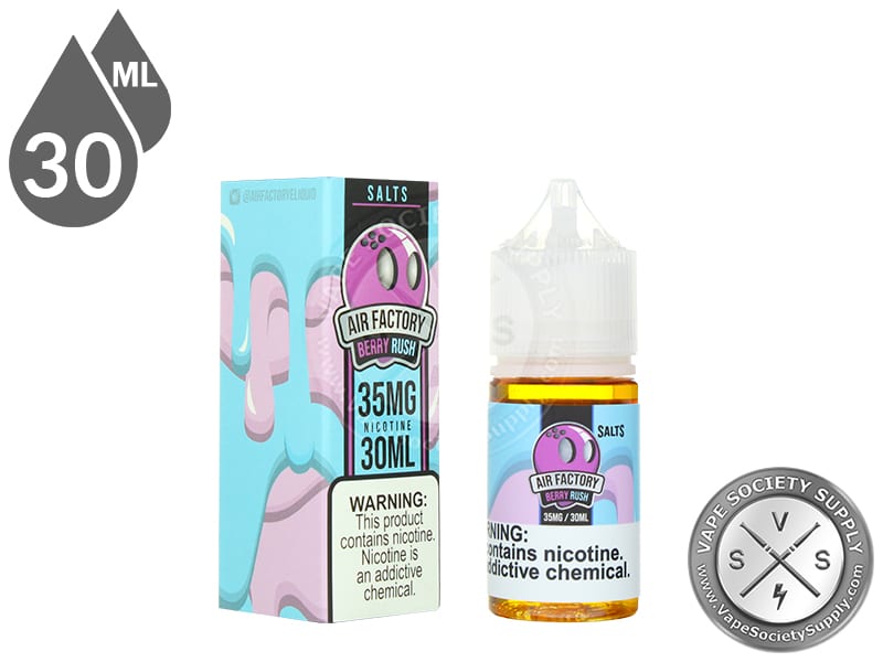 Berry Rush by Air Factory Salts 30ml bottle and box