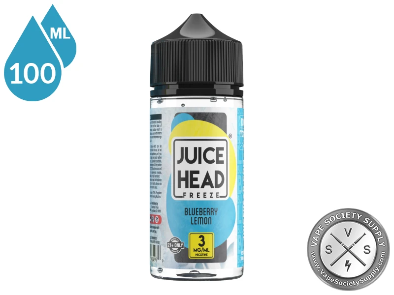 Blueberry Lemon Juice Head Freeze 100ml bottle