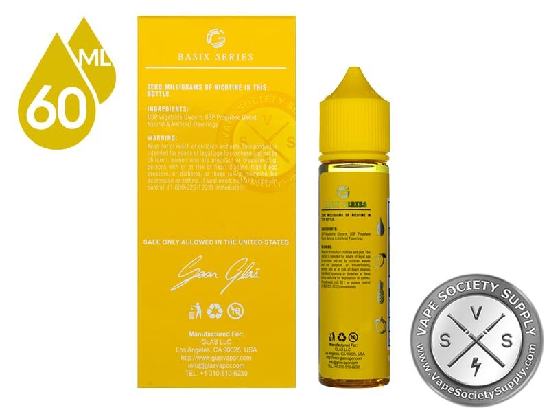 Mango Tango by BSX 60ml box back panel and bottle