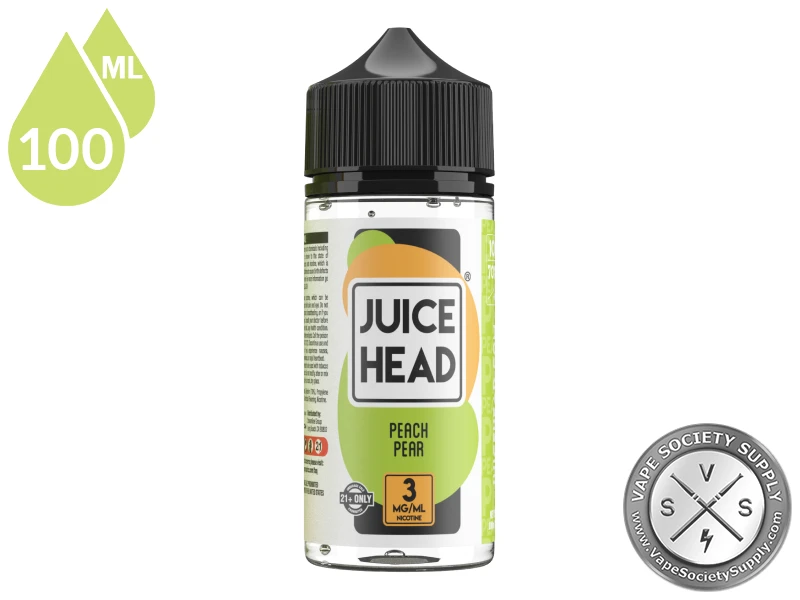 Peach Pear Juice Head 100ml bottle