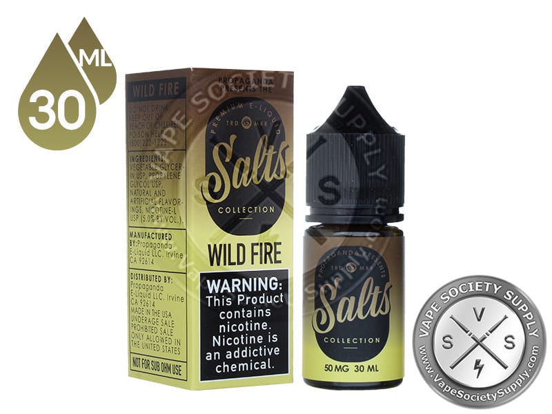 Wild Fire by Propaganda Salts 30ml bottle and box