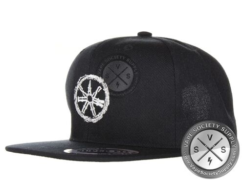 Asmodus Snapback Cap -White Logo