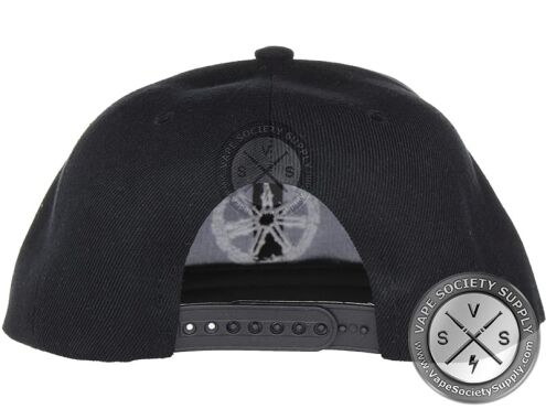 Asmodus Snapback Cap -White Logo