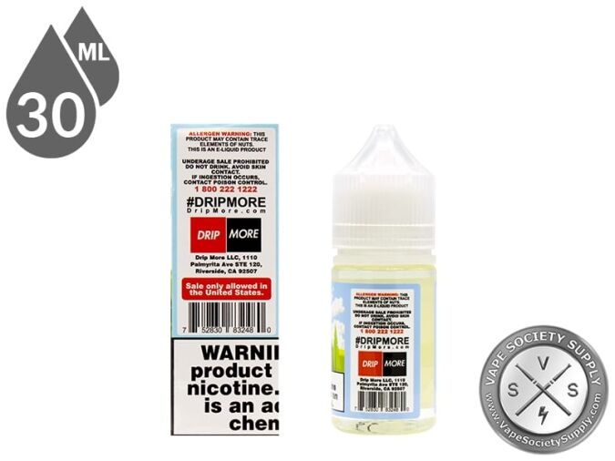 Batch Candy King On Salt 30ml box side and bottle label