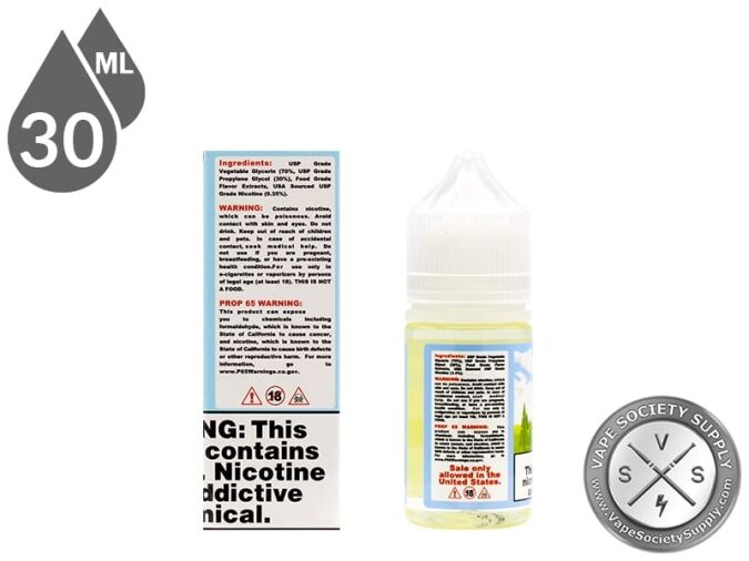 Batch Candy King On Salt 30ml box back and bottle back label