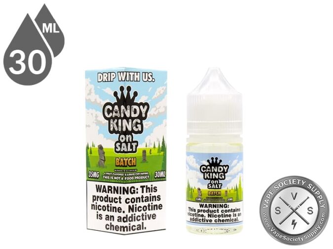 Batch Candy King On Salt 30ml bottle and box