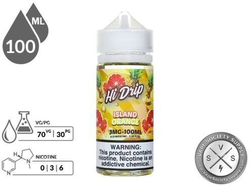 Hi Drip 100ml Island Orange Vape