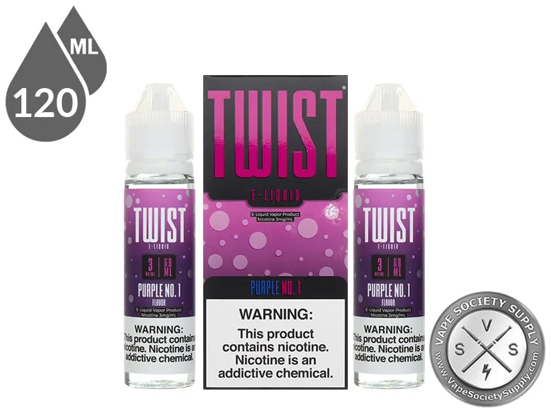 Purple No. 1 by Twist 120ml bottles and box