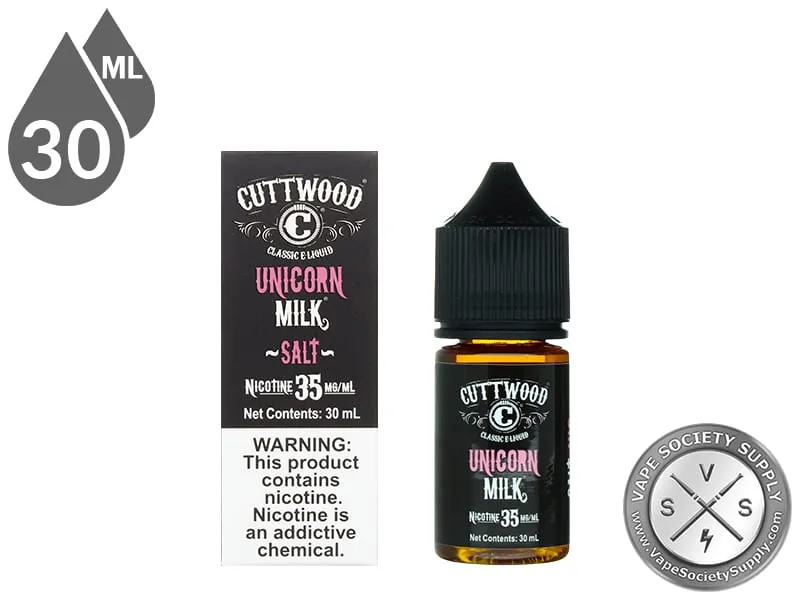 Unicorn Milk by Cuttwood Salt 30ml bottle and box
