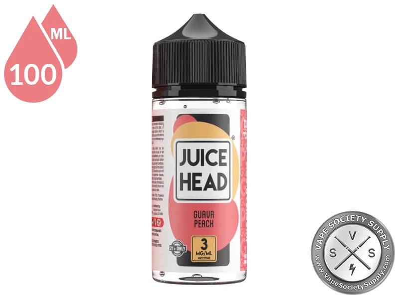 Guava Peach Juice Head 100ml bottle