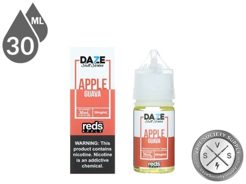 Guava Reds Apple 7 Daze Salt 30ml bottle and box
