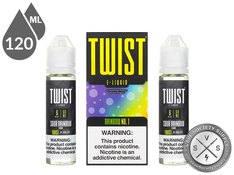 Rainbow No. 1 by Twist 120ml bottles and box