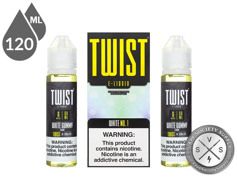 White No. 1 by Twist 120ml bottles and box
