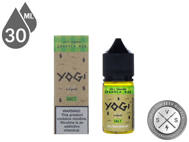 Apple Cinnamon Granola Bar by YOGI Salt 30ml bottle and box