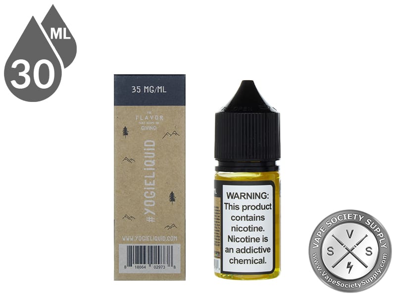 Original Granola Bar by YOGI Salt 30ml box side and bottle with the nicotine warning label