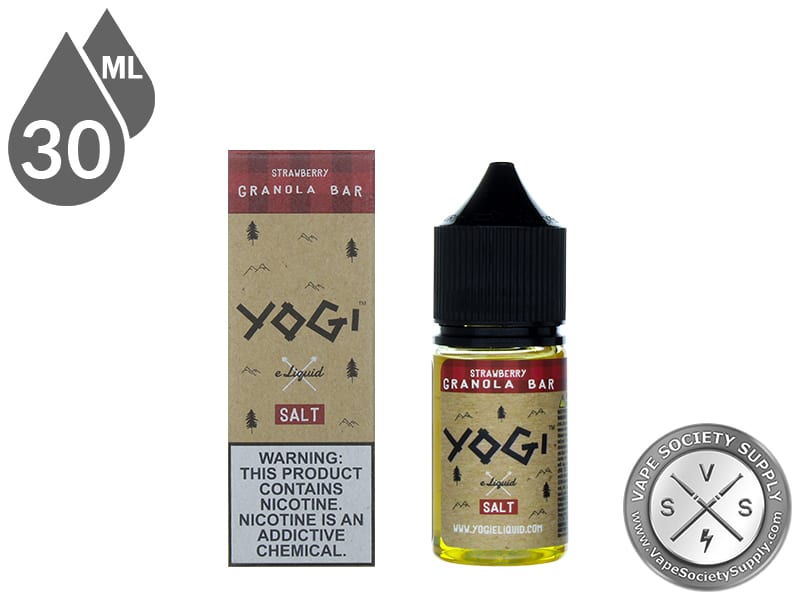 Strawberry Granola Bar by YOGI Salt 30ml bottle and box