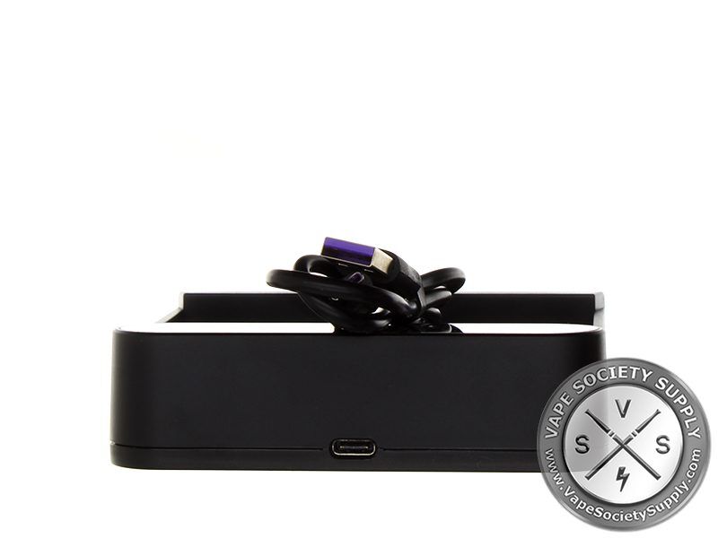 Efest Slim K4 charger with its USB-C port and the charging cable on top