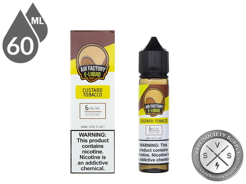 Air Factory 60ml Custard Tobacco E Juice