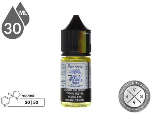 Ripe Vape Synthetic Salt 30ml Orange Pineapple Freez E Juice
