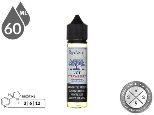 Ripe Vapes Synthetic 60ml VCT Strawberry E Liquid