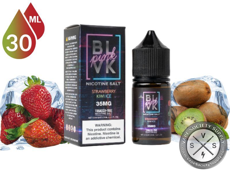 Strawberry Kiwi ICE BLVK PINK SALT