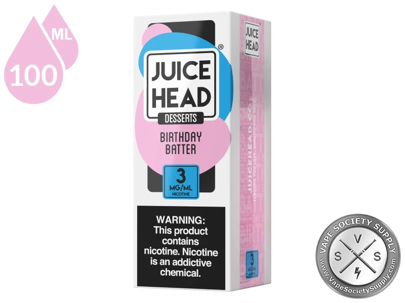 Birthday Batter Juice Head Desserts 100ml box