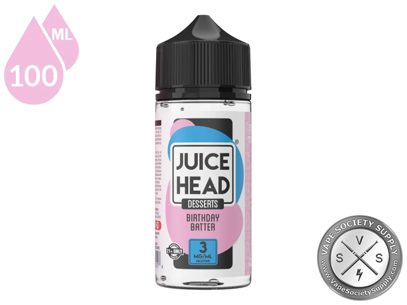 Birthday Batter Juice Head Desserts 100ml bottle