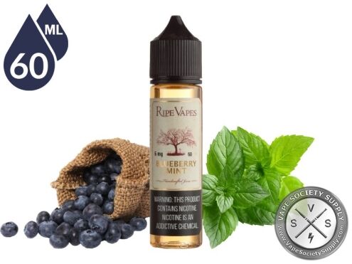 Blueberry Mint Ripe Vapes E-Liquid Eliquid